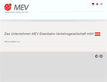 Tablet Screenshot of m-e-v.at